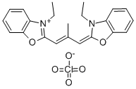 3,3''-DIETHYL-9-METHYLOXACARBOCYANINE PERCHLORATE Struktur