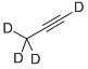 METHYLACETYLENE-D4 Struktur