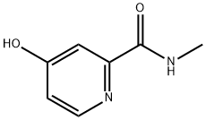 2-Pyridinecarboxamide, 4-hydroxy-N-methyl- (9CI) Struktur