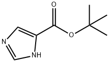 1H-Imidazole-4-carboxylicacid,1,1-dimethylethylester(9CI) Struktur