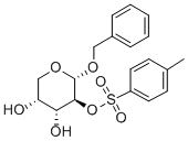 BENZYL-2-O-TOLUOLSULFONYL-ALPHA-D-ARABINOPYRANOSIDE Struktur