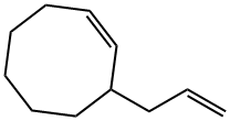 3-(2-Propenyl)cyclooctene Struktur