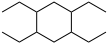 1,2,4,5-Tetraethylcyclohexane Struktur