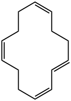 1,3,7,11-Cyclotetradecatetrene Struktur