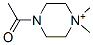 1,1-dimethyl-4-acetylpiperazinium Struktur