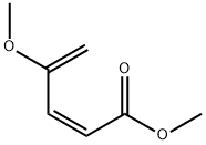 (Z)-4-Methoxy-2,4-pentadienoic acid methyl ester Struktur