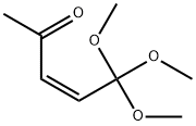 (Z)-5,5,5-Trimethoxy-3-penten-2-one Struktur