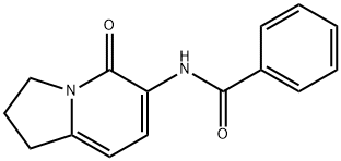 N-(5-OXO-1,2,3,5-TETRAHYDROINDOLIZIN-6-YL)BENZAMIDE Struktur