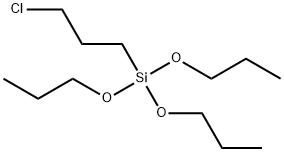 (3-chloropropyl)tripropoxysilane Struktur