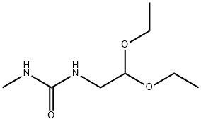 1-(2,2-Diethoxyethyl)-3-methylurea Struktur