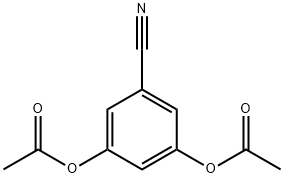 3,5-DIACETOXYBENZONITRILE Struktur