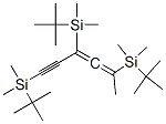 (2,3-Hexadien-5-yne-2,4,6-triyl)tris[dimethyl(1,1-dimethylethyl)silane] Struktur