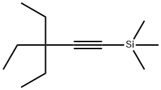 3,3-Diethyl-1-trimethylsilyl-1-pentyne Struktur