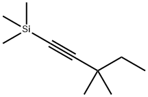 3,3-Dimethyl-1-trimethylsilyl-1-pentyne Struktur