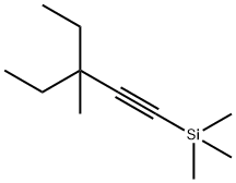 3-Ethyl-3-methyl-1-trimethylsilyl-1-pentyne Struktur