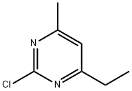 2-Chloro-4-ethyl-6-methylpyrimidine Struktur