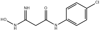 N-(4-CHLORO-PHENYL)-2-(N-HYDROXYCARBAMIMIDOYL)-ACETAMIDE Struktur