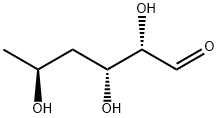 4-Deoxy-L-fucose Struktur