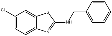 N-BENZYL-6-CHLORO-1,3-BENZOTHIAZOL-2-AMINE Struktur