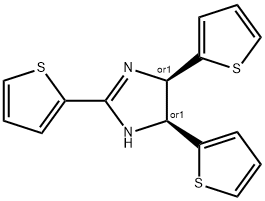 CIS-2,4,5-TRIS(2-THIENYL)IMIDAZOLINE Struktur