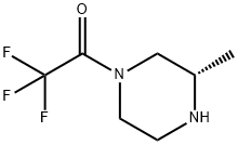 Piperazine, 3-methyl-1-(trifluoroacetyl)-, (3S)- (9CI) Struktur