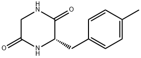 2,5-Piperazinedione, 3-[(4-methylphenyl)methyl]-, (3S)- (9CI) Struktur