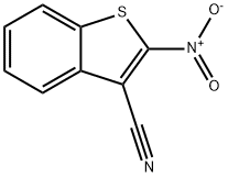 Benzo[b]thiophene-3-carbonitrile, 2-nitro- (9CI) Struktur