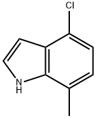 4-Chloro-7-methyl-1H-indole Struktur