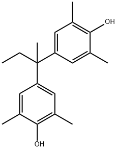 4-[1-(4-HYDROXY-3,5-DIMETHYLPHENYL)-1-METHYLPROPYL]-2,6-DIMETHYLPHENOL Struktur