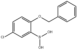 2-芐氧基-5-氯苯硼酸 結(jié)構(gòu)式