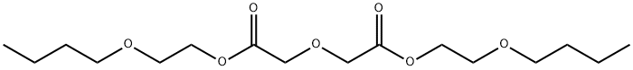 2-butoxyethyl 2-(2-butoxyethoxycarbonylmethoxy)acetate Struktur