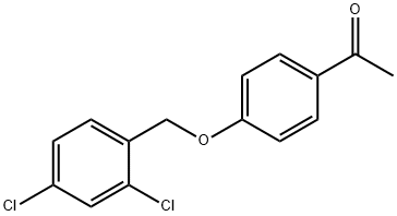 1-(4-[(2,4-DICHLOROBENZYL)OXY]PHENYL)-1-ETHANONE Struktur