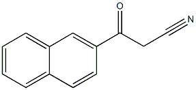 3-naphthalen-2-yl-3-oxo-propanenitrile Struktur