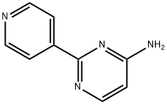 2-(4-PYRIDINYL)-4-PYRIMIDINAMINE Struktur