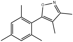 3,4-Dimethyl-5-(2,4,6-trimethylphenyl)isoxazole Struktur