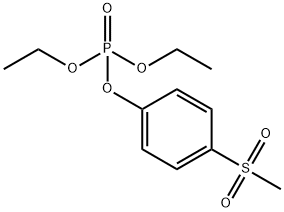 FENSULFOTHION PO-SULFONE Struktur