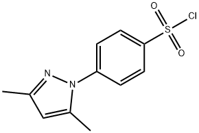 4-(3,5-DIMETHYL-1H-PYRAZOL-1-YL)BENZENESULFONYL CHLORIDE Struktur