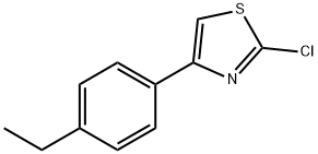 2-CHLORO-4-(4-ETHYLPHENYL)THIAZOLE Struktur