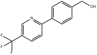 4-[5-(Trifluoromethyl)pyridin-2-yl]benzyl alcohol Struktur