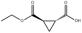 1,2-Cyclopropanedicarboxylicacid,monoethylester,(1R,2R)-(9CI) Struktur