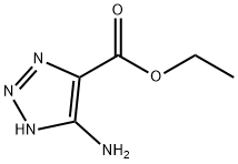 1H-1,2,3-Triazole-4-carboxylic  acid,  5-amino-,  ethyl  ester Struktur