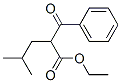 α-(2-Methylpropyl)-β-oxobenzenepropanoic acid ethyl ester Struktur