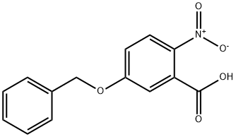 5-(benzyloxy)-2-nitrobenzoic acid Struktur