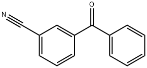 3-benzoylbenzonitrile Struktur