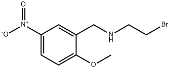 N-(2-Bromoethyl)-2-methoxy-5-nitrobenzylamine Struktur