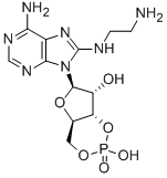 8-(2-AMINOETHYL) AMINOADENOSINE-3',5'-CYCLIC MONOPHOSPHATE Struktur