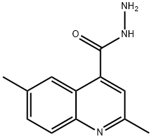 2,6-dimethylquinoline-4-carbohydrazide(SALTDATA: FREE) Struktur