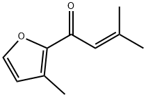 1-(3-Methyl-2-furanyl)-3-methyl-2-buten-1-one Struktur