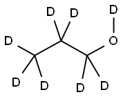 1-PROPANOL-D8 Struktur