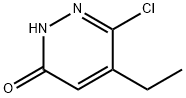 6-chloro-5-ethylpyridazin-3-ol Struktur